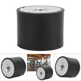 Pack of 4 Anti-Vibration Rubber Insulator Brackets, Internal Thread, Anti-Vibration Coil Damper, Insulator Damper (DE40 x 30 M10)