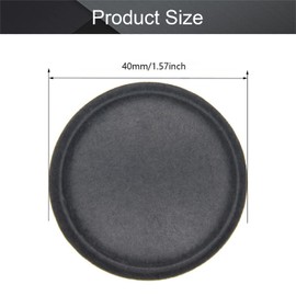 Fielect Speaker Dust Cap 40mm Diameter Subwoofer Paper Dome Coil Cover Caps 4pcs