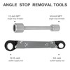 Holdly Plumbing Tools Angle Stop Wrench Kit, Angle-on Wrench Professional