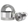 5 Pieces/set Stainless Steel Manual Food Grinder Meat Mincer Sausage