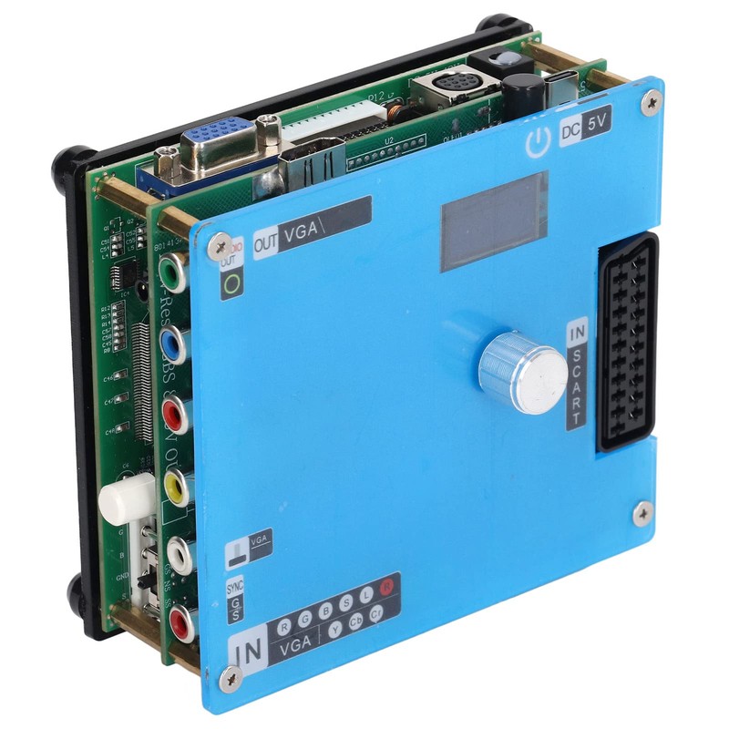 DC5V LCD GBSC Converter 3 Output VGA RCA High Definition