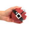 Petface Claus the Bauble, Latex Christmas Dog Toy with Built-In
