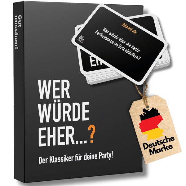 Wer Würde Eher...? The Classic Party Game for Your Party