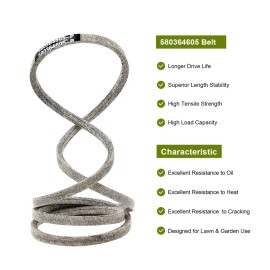 Honoyam Replacement 580364609 Belt fits Husqvarna 580364605 580364609 LC221A LC221AH ...