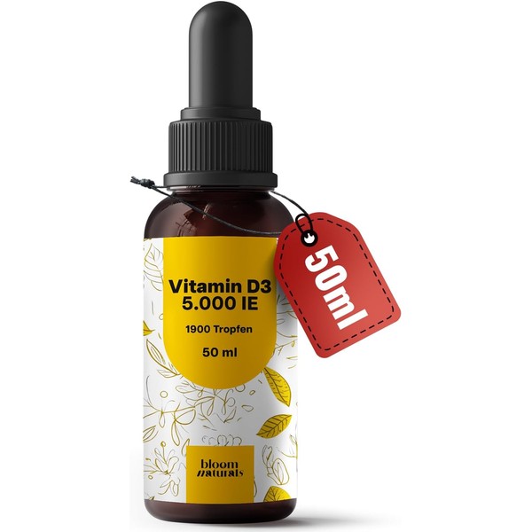 Vitamin D3 Drops High Dose 5000 IU – 50 ml