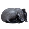 Kriss Art Pet Urns,Sleeping Resin Cremation Cat Urn, Cat Urns