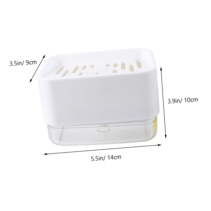 VICASKY 1 Set Dishwashing Soap Holder Press Soap Dispenser with