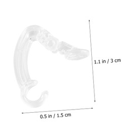 BIUDECO 2pcs Lost Clips for Wireless Earphones Protective Hooks for Replacement Earphone Holders Prevent Lost Earhooks Stylish Decorative Clip Set