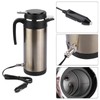 Stainless Steel Electric Car Kettle Travel Thermoses Heating Water Bottle