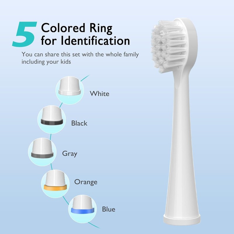 Replacement Brush Heads for Waterpick Sonic Fusion 2.0 Flossing Toothbrush
