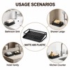 Bathroom Soap Holder Draining Rack, Self-Draining Soap Dish with Anti-Slip