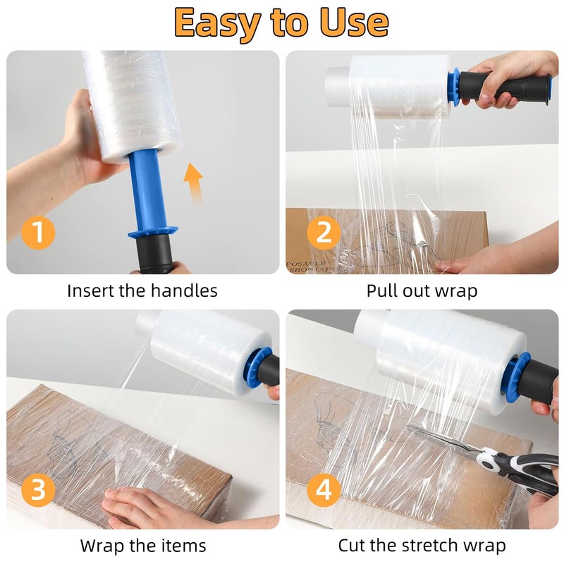 Mini Stretch Warp Film, 150m x 100mm Shrink Wrap Roll