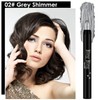 Waterproof Eyeshadow Pencil Creamy Long Lasting Eyeshadow Makeup (Silver)