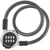 Bridgestone WL-PPL Push-On Lock, Bicycle Keys, Wire Lock, Button Type,
