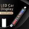 LED Scrolling Sign 12x72 Pixels 230x50mm Bluetooth APP Programmable LED