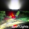 HOZILIFE Flush Mount LED Pod Lights, 2PCS 40W Bumper Backup