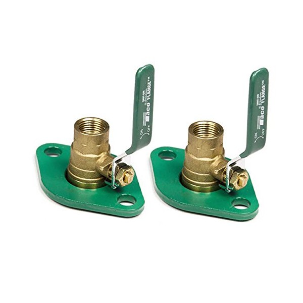 Taco SF-125T Threaded 1 1/4-Inch Shut-Off Freedom Swivel-Flange Set