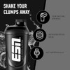 ESN Shaker, Black, 600 ml, Leak-Proof, Shaker with Measuring Scale