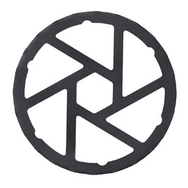 Pearl Metal HB-5001 Mini Trivet, Iron, Outdoor, Camping, Black