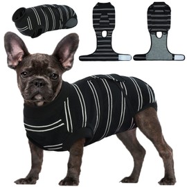 Kuoser Dog Surgery Recovery Suit for After Surgery Female,Professional Pet Recovery Shirt Dog Abdominal Wounds Bandages,Substitute E-Collar & Cone,Prevent Licking Dog Onesies Pet Surgery Recovery Suit