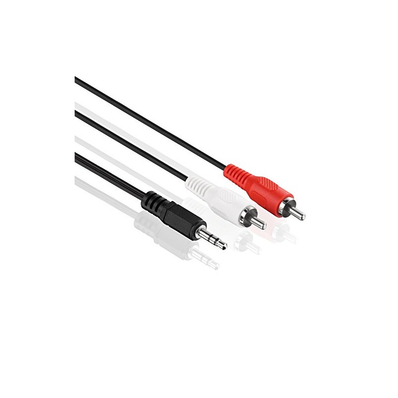 Conecto Audio Stereo Aux Connection Cable, Jack / Jack 5,00m