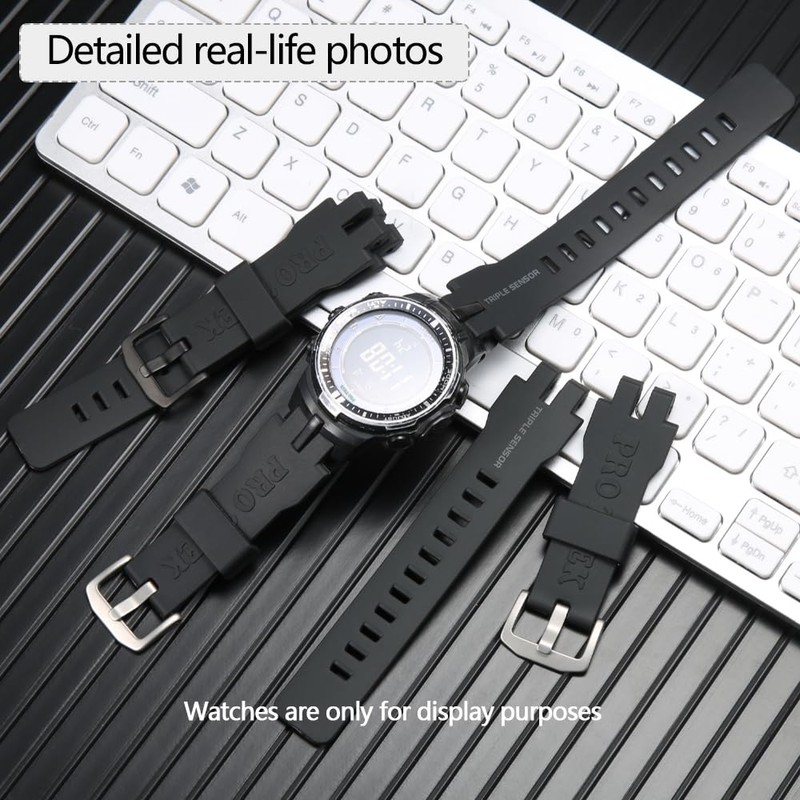 Feyert Resin Band For PROTREK PRG300 PRW3000 3100 PRW6000 PRW6100Y
