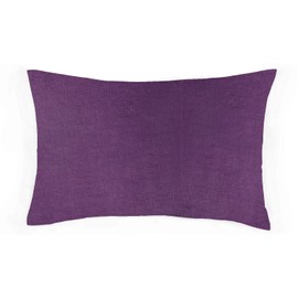 100% Brushed Cotton Soft Flannelette Pillowcase Pair Pillow Cover (Purple)