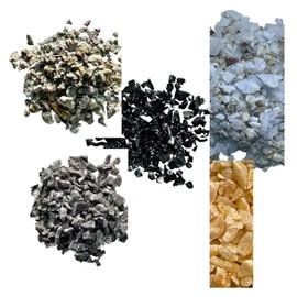 Crystals Rocks - Medium Chips - no powder - 2oz - 100% Crystal Life+LOVE! Cleansing Charging Forever! med2oz (Strawberry Calcite)