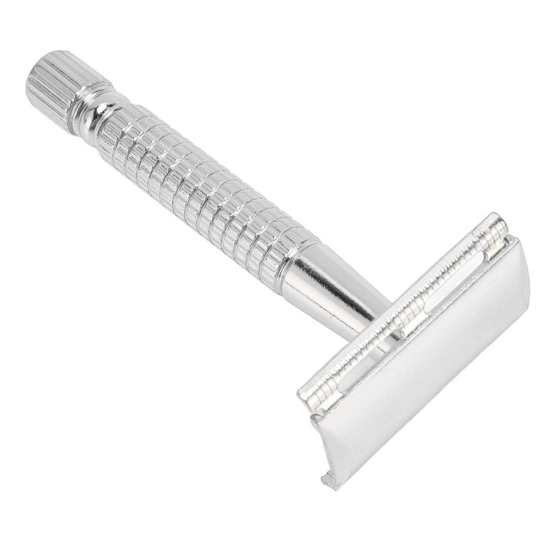 Long Handle Double Sided Shaving Tool Premium Metal Vintage Safety