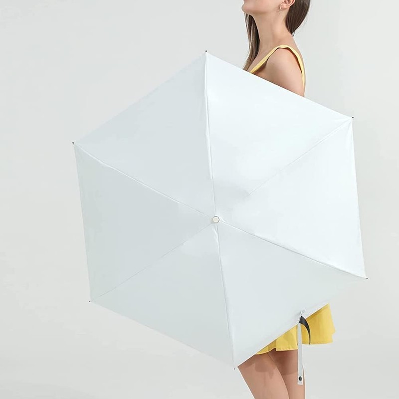 Mini Sombrilla UV,Paraguas de Bolsillo,Sombrilla para protección UV, Paraguas plegable