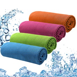 MINGRUO Asciugamano di raffreddamento, Asciugamano rinfrescante, Cooling towel, Freddo Ghiaccio Asciugamano in Microfibra per Ginnastica palestra Yoga