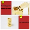 8mm Invisible Brass Barrel Hinges Hidden 180 Degree Opening Angle