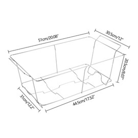Foldable Chafing Wire Rack Buffet Stand,Chafing Wire Rack Buffet Stand,24 Pack Full Size Racks, Chafing Wire Racks,For Dish Serving Trays Food Warmer catering supplies for Parties, Occasions