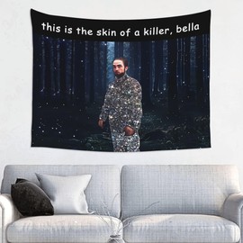 This Is A Skin Of A Killer Bella Meme Tapestry For Bedroom College Dorm Home Decor Wall Hanging Funny Tapestry Party Decorations Merch Poster 30" x 40"