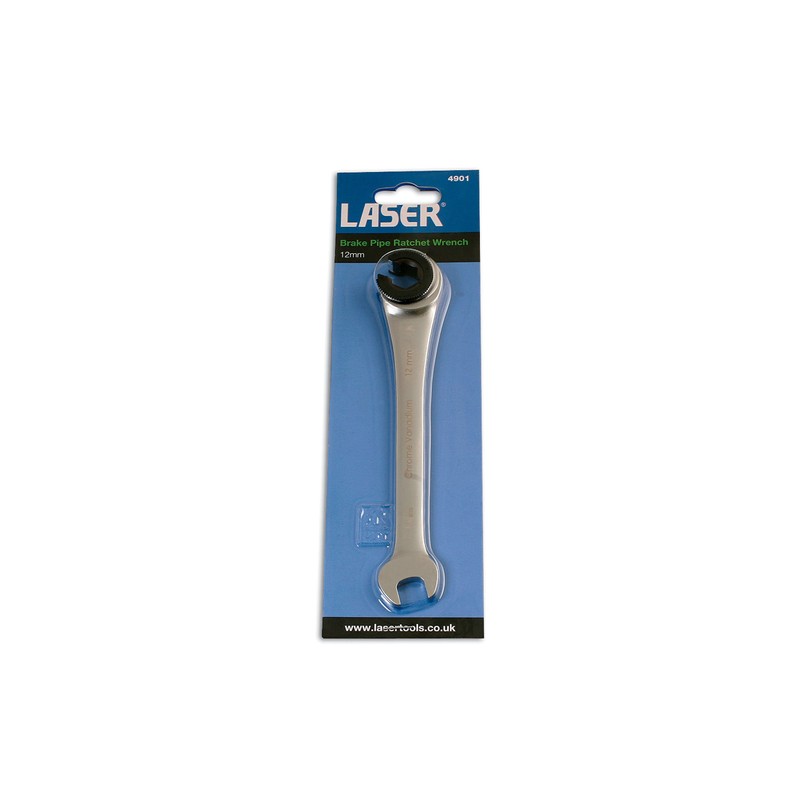 Laser - 4901 Ratchet Flare Nut Wrench 12mm