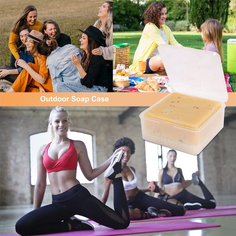 Soap Case Box, Vonpri Soap Dish Storage Holder for Shower