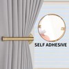 Groleca 2 Pack Curtain Holdbacks No Drill Self-Adhesive/Screw-in Curtain Tiebacks