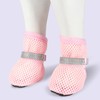 Dog Shoes Breathable Mesh Boots,Summer Breathable Dog Boots Nonslip Sole