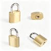 10Pack Small Locks Keyed Alike, 0.98Inch (25mm) Wide Lock Body