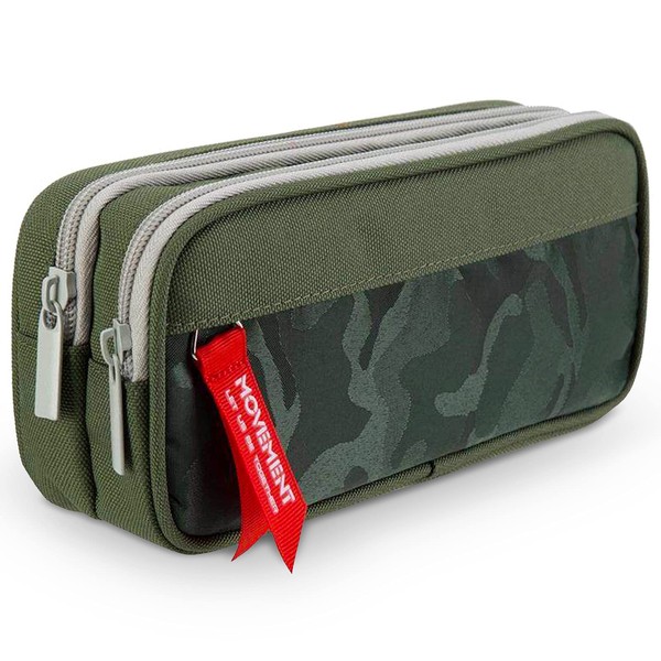 TOYESS Large Pencil Case for Boys and Girls, Lightweight Triple