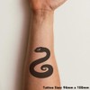 'Cartoon Snake Side View ' Temporary Tattoo - Water Resistant,