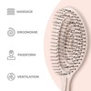 Ninabella Professional Organic Hair Brush – Effortless Detangling for Curls,