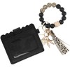 Guran Wristlet Wallet Bracelet Keychain,Card Holder Purse Tassel Keychain Bangle