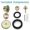 BESTILL Bathtub Drain Kit and Overflow Faceplate, Brushed Gold