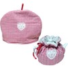 HIGHAWK Set of 2 Tea Cozy Teapot Covers Thermal Dustproof