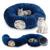 Yaning Bubble Cat Tunnel for Indoor Cats, Round Peekaboo Cave