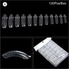 Rolabling Nail Tips Clear Acrylic Nail Tip Fake Nails With