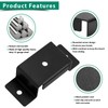 YVHFWOY 10Pcs Trailer Stake Pocket Bracket for 2'' x 4''