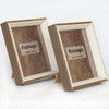 Rusnugic 6x6 Picture Frame - 2 Pack Rustic Square Photo