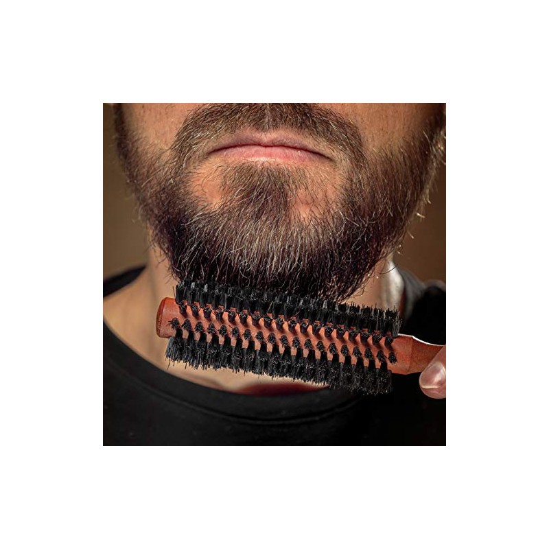 ZilberHaar - Styler - Cepillo redondo para barba y cabello